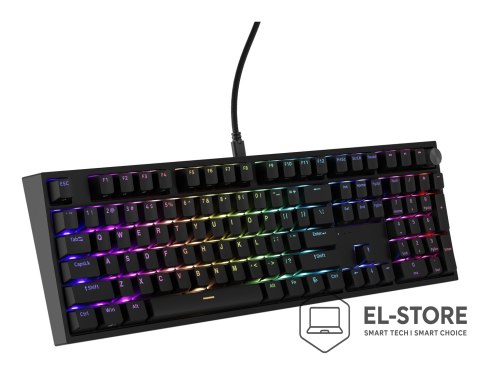 GENESIS Klawiatura GENESIS THOR 404 USB QWERTY Angielski Czarny