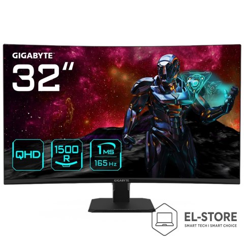 Gigabyte MONITOR GIGABYTE LED 31,5" GS32QC 165Hz