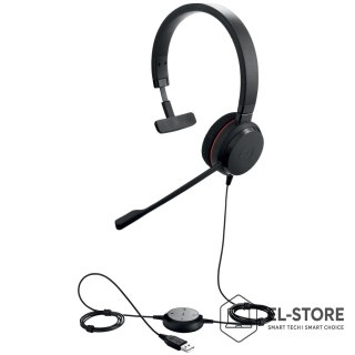 Jabra Jabra 4993-823-109 słuchawki/zestaw słuchawkowy Przewodowa Opaska na głowę Biuro/centrum telefoniczne USB Typu-A Czarny