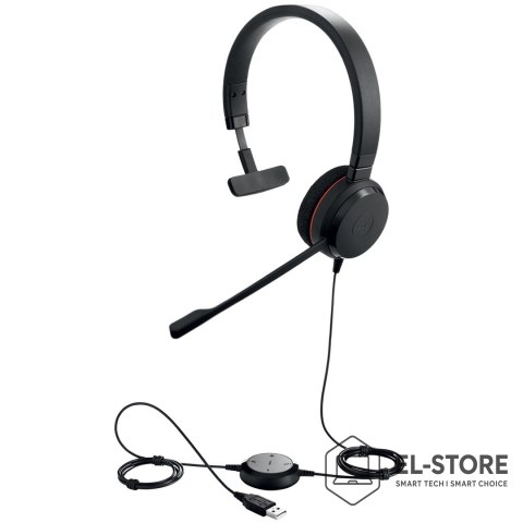 Jabra Jabra 4993-823-109 słuchawki/zestaw słuchawkowy Przewodowa Opaska na głowę Biuro/centrum telefoniczne USB Typu-A Czarny