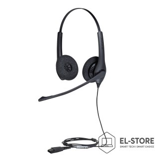Jabra Jabra Biz 1500 Duo QD, przewodowy stereofoniczny zestaw słuchawkowy