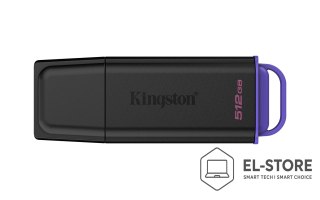 Kingston KINGSTON 512GB Portable USB 3.2 Gen 1 DataTraveler Exodia Black/Purple