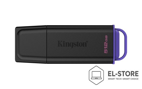 Kingston KINGSTON 512GB Portable USB 3.2 Gen 1 DataTraveler Exodia Black/Purple