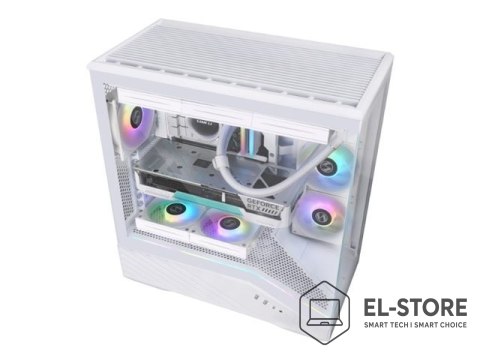 LIAN LI Obudowa PC Lian Li Vector V100, Midi-Tower, ATX, RGB, Szkło Hartowane - Białe