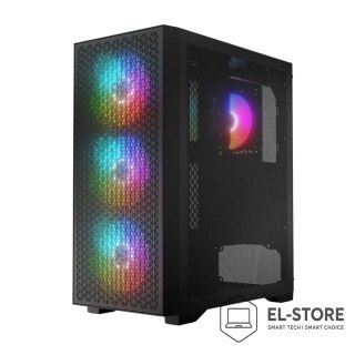 LOGIC LOGIC OBUDOWA DART PRO ARGB MIDI USB TYPE-C CZARNA