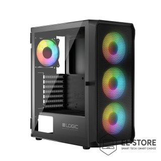 LOGIC LOGIC OBUDOWA LOGIC PORTOS ARGB MIDI USB 3.0 BLACK