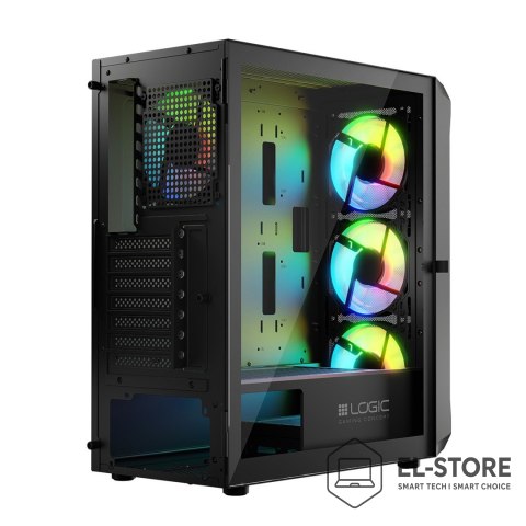 LOGIC LOGIC OBUDOWA LOGIC PORTOS ARGB MIDI USB 3.0 BLACK