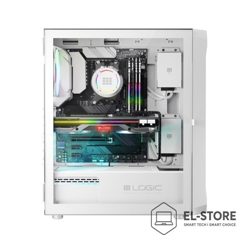 LOGIC LOGIC OBUDOWA PORTOS ARGB MIDI USB 3.0 WHITE