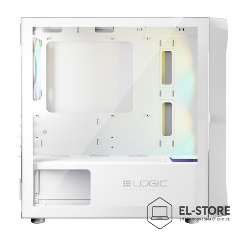 LOGIC LOGIC OBUDOWA PORTOS ARGB MINI USB 3.0 WHITE