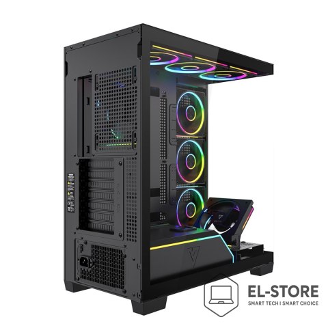 MODECOM MODECOM OBUDOWA VOLCANO STELLAR PLUS ARGB MIDI 8F BLACK