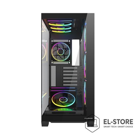 MODECOM MODECOM OBUDOWA VOLCANO STELLAR PLUS ARGB MIDI 8F BLACK