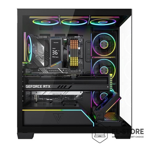 MODECOM MODECOM OBUDOWA VOLCANO STELLAR PLUS ARGB MIDI 8F BLACK