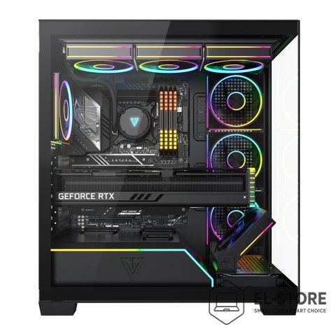 MODECOM MODECOM OBUDOWA VOLCANO STELLAR PLUS ARGB MIDI 8F BLACK