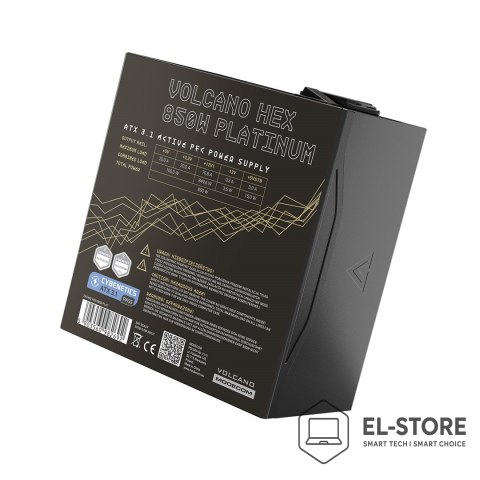 MODECOM MODECOM ZASILACZ VOLCANO HEX 850W PLATINUM ATX 3.1