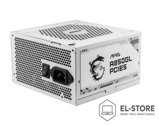 MSI Zasilacz MSI MAG A850GL PCIE5 WHITE 850W 80+ Gold ATX 3.1