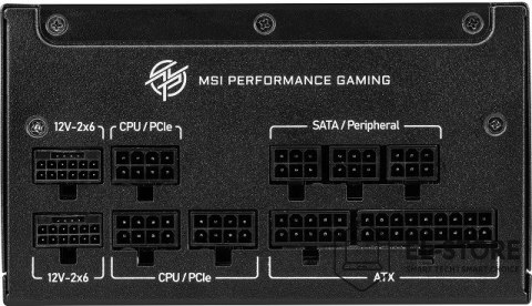 MSI Zasilacz MSI MPG A1250GS 1250W PCIE5 80+ Gold ATX 3.1