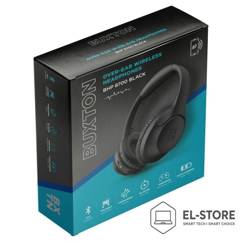 BUXTON BUXTON BHP-8700 - Słuchawki Bluetooth nauszne czarne