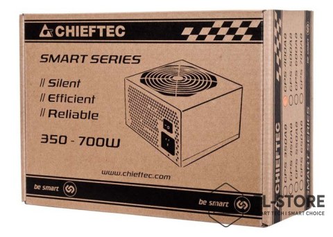 Chieftec Chieftec Smart GPS-500A8 moduł zasilaczy 500 W 20+4 pin ATX ATX Czarny