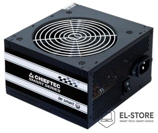 Chieftec Chieftec Smart GPS-600A8 moduł zasilaczy 600 W 20+4 pin ATX ATX Czarny