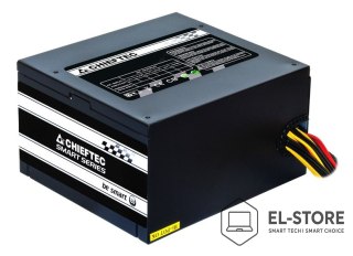 Chieftec Chieftec Smart GPS-600A8 moduł zasilaczy 600 W 20+4 pin ATX ATX Czarny