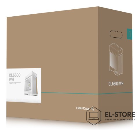 DEEPCOOL DeepCool CL6600 WH Midi Tower Biały
