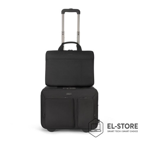 Dicota DICOTA D3250901 torba na laptop 40,6 cm (16") Pokrowiec w typie walizki na naóżkach Czarny