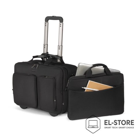 Dicota DICOTA D3250901 torba na laptop 40,6 cm (16") Pokrowiec w typie walizki na naóżkach Czarny