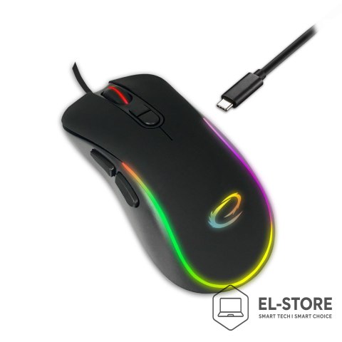 Esperanza ESPERANZA MYSZ PRZEWOD. 7D DLA GRACZY HESPERIS USB-C EGM303