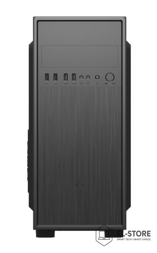 GEMBIRD GEMBIRD OBUDOWA FORNAX 160 MIDI-TOWER (2X USB 3.0, 2X USB 2.0, HD AUDIO) CZARNA
