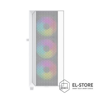 GEMBIRD GEMBIRD OBUDOWA FORNAX 4000W MIDI-TOWER (2X USB 3.0, 1X USB 2.0, HD AUDIO, SZKLANY PANEL BOCZNY, PODŚWIETLENIE ARGB) BIAŁA