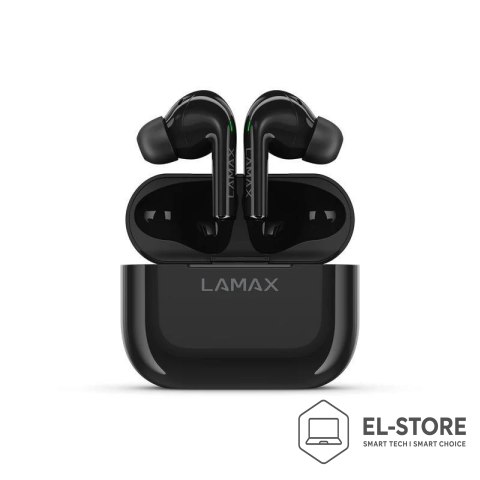 LAMAX Słuchawki bezprzewodowe LAMAX Clips1 ANC BT 5.3 BeatBass® czarne