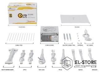 Seasonic Obudowa PSU ATX 850W biała Core GX 850 Seasonic
