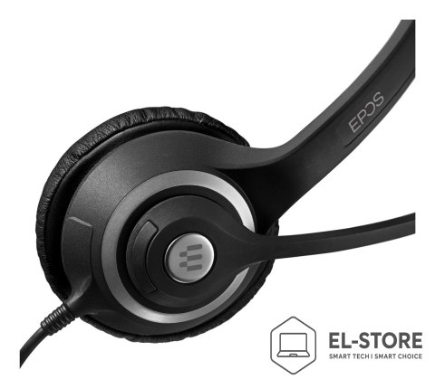 Sennheiser EPOS IMPACT SC 230 USB MS II Zestaw słuchawkowy Przewodowa Opaska na głowę Biuro/centrum telefoniczne USB Typu-A Czarny