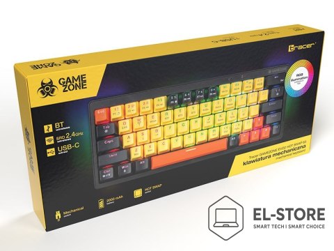 Tracer Klawiatura mechaniczna Tracer GAMEZONE EVO2 HOT SWAP 63 (Yellow) TRAKLA47302
