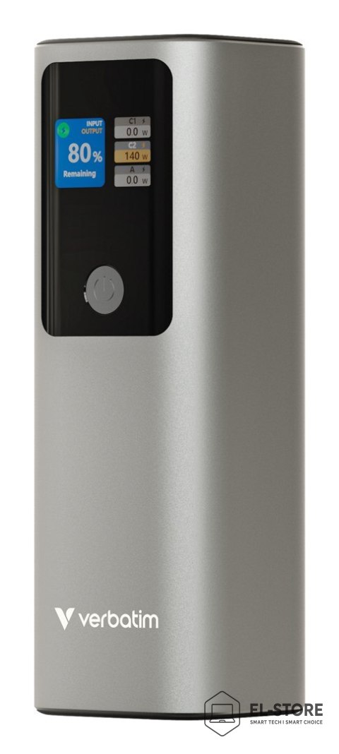 Verbatim Powerbank Verbatim Charge 'n' Go 27000mAh USB-A USB-C PD 3.1 Gray