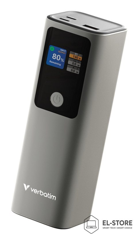 Verbatim Powerbank Verbatim Charge 'n' Go 27000mAh USB-A USB-C PD 3.1 Gray