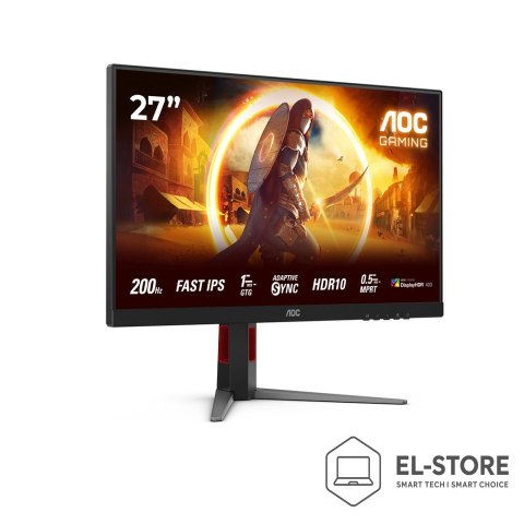 AOC AOC 27G4HA monitor komputerowy 68,6 cm (27") 1920 x 1080 px Full HD LED Czarny, Czerwony