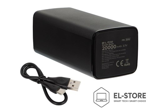 BLOW BLOW POWER BANK 20000MAH PD 65W CZARNY PB20G