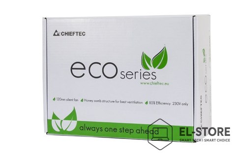 Chieftec Chieftec GPE-600S moduł zasilaczy 600 W 24-pin ATX PS/2 Czarny
