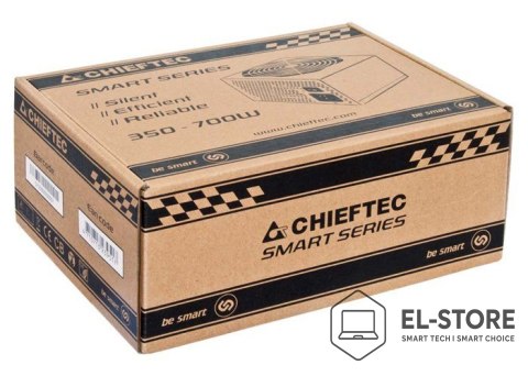 Chieftec Chieftec Smart GPS-500A8 moduł zasilaczy 500 W 20+4 pin ATX ATX Czarny