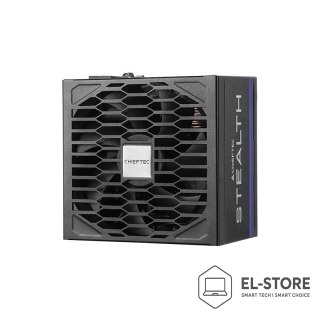 Chieftec Chieftec Stealth 1000W Vega M Series SPX-1000-FC 80+ Platin moduł zasilaczy 24-pin ATX ATX Czarny