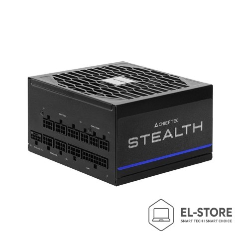 Chieftec Chieftec Stealth 1000W Vega M Series SPX-1000-FC 80+ Platin moduł zasilaczy 24-pin ATX ATX Czarny