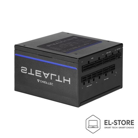 Chieftec Chieftec Stealth 1000W Vega M Series SPX-1000-FC 80+ Platin moduł zasilaczy 24-pin ATX ATX Czarny