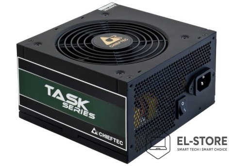 Chieftec Chieftec Task TPS-500S moduł zasilaczy 500 W 24-pin ATX ATX Czarny