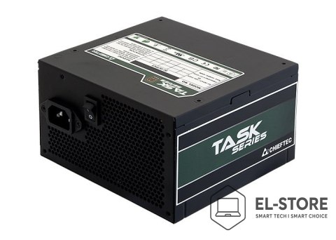 Chieftec Chieftec Task TPS-500S moduł zasilaczy 500 W 24-pin ATX ATX Czarny