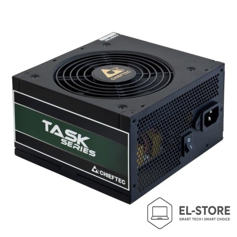 Chieftec Chieftec Task TPS-500S moduł zasilaczy 500 W 24-pin ATX ATX Czarny