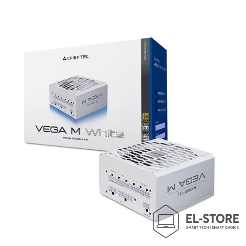 Chieftec Zasilacz 850W Chieftec VEGA M Biały 80Plus Złoty