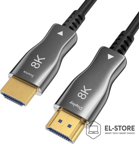Claroc CLAROC KABEL HDMI 2.1 AOC, M/M, 4K@120HZ, 8K@60HZ, 10M, FEN-HDMI-21-10M