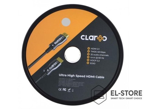 Claroc CLAROC KABEL HDMI 2.1 AOC, M/M, 4K@120HZ, 8K@60HZ, 10M, FEN-HDMI-21-10M
