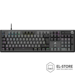 Corsair Corsair K70 CORE RGB klawiatura Gaming USB QWERTY Niemiecki Szary